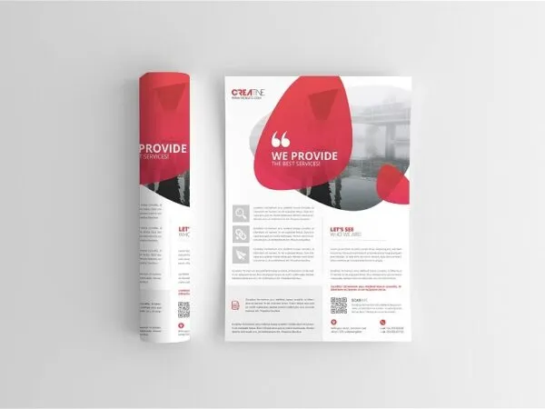 3 Visions of A4 A5 Flyer Mockup 1