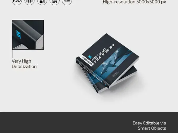 3 Visions of Square Book Mockup 1