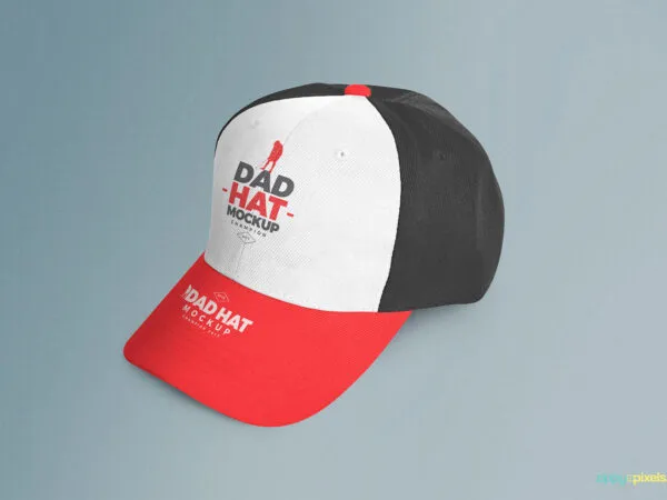 34 View Close Up Baseball Cap Hat Mockup 1