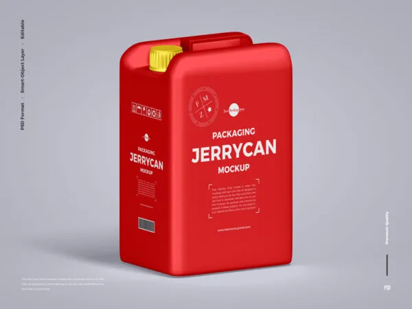 34 View Packaging Jerrycan Mockup 1
