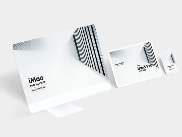 34 View of Apple Devices Mockup 1