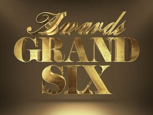 3D Gold Text Effect 1