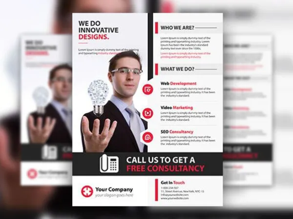 4 Clean Corporate Multipurpose Flyer Templates 1