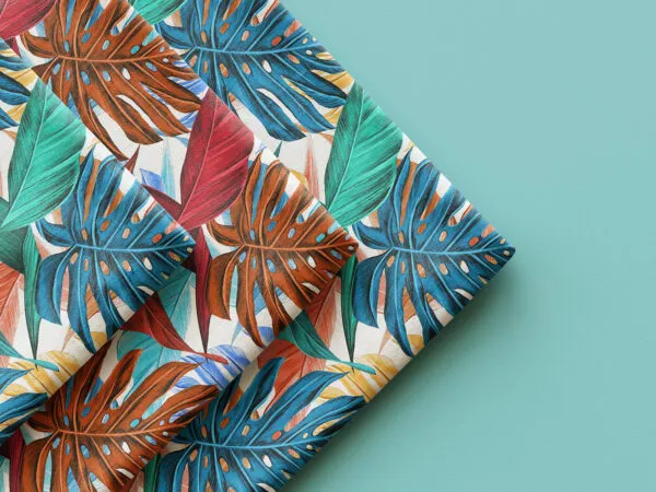 4 Different Shots of Fabric Mockup 1