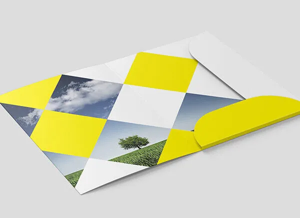 4 Mockups of Foldable Folder Presentation 1