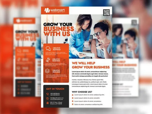 4 Modern Geometric Corporate Flyer Template 1