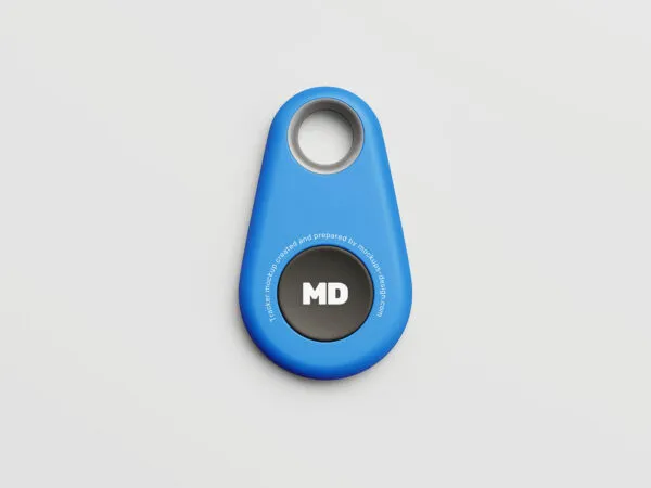 4 Shots of Bluetooth Tracker Mockup 1