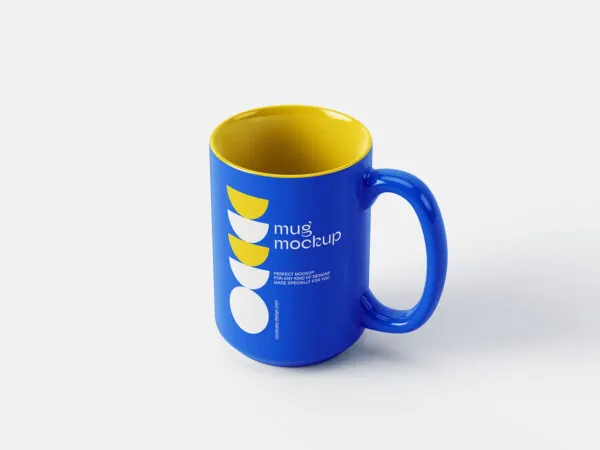 4 Shots of Large Coffee Mug Mockup 1