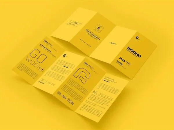 4 Sights of DL 4 Fold Brochure Mockup 1