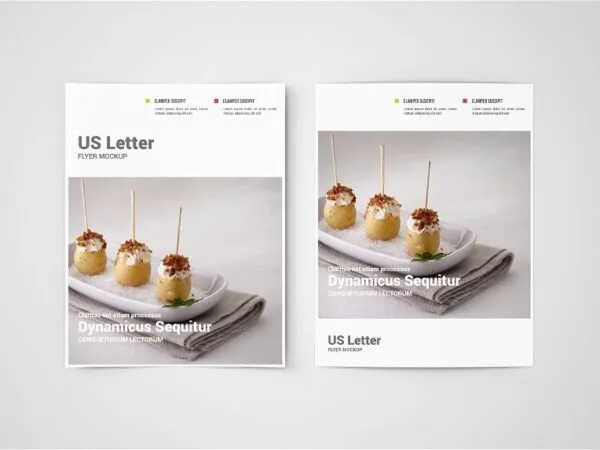 4 Sights of US Letter Flyer Mockup 1