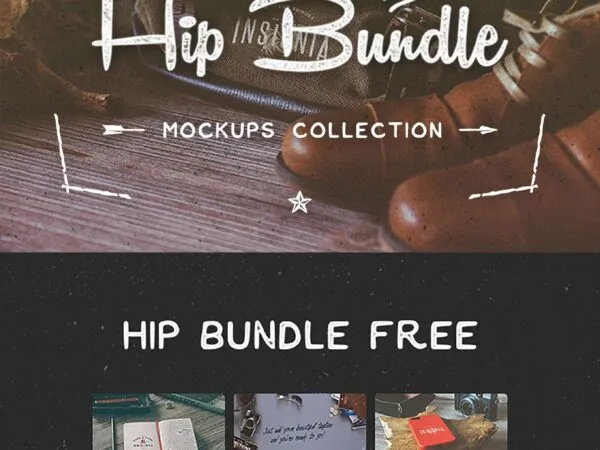 4 Vintage Hero Image Mockups 1