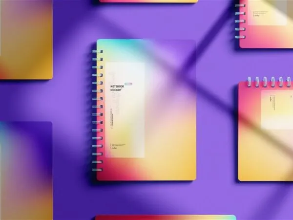4 Visions of Spiral Notebook Mockup 1