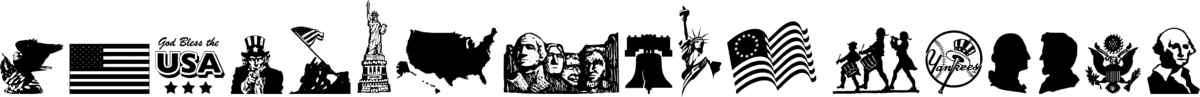 4th of July Reflections Font 1