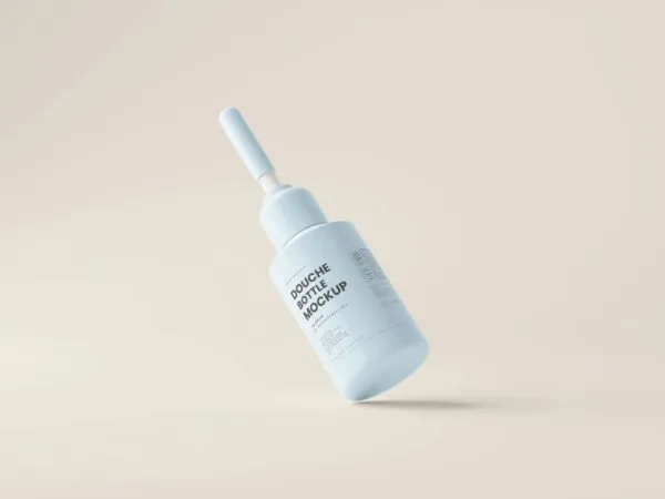 5 Douche Bottle Mockups in Distinct Shots 1