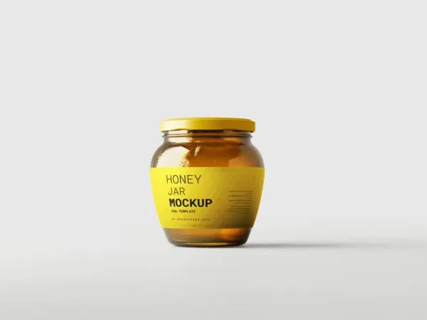 5 Drop Shaped Jar Mockups in Varied Visions 1