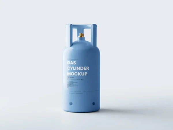 5 Gas Cylinder Mockup in Different Visions 1