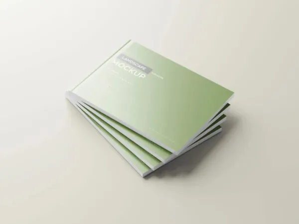 5 Landscape Magazine Cover Mockups in Varied Visions 1