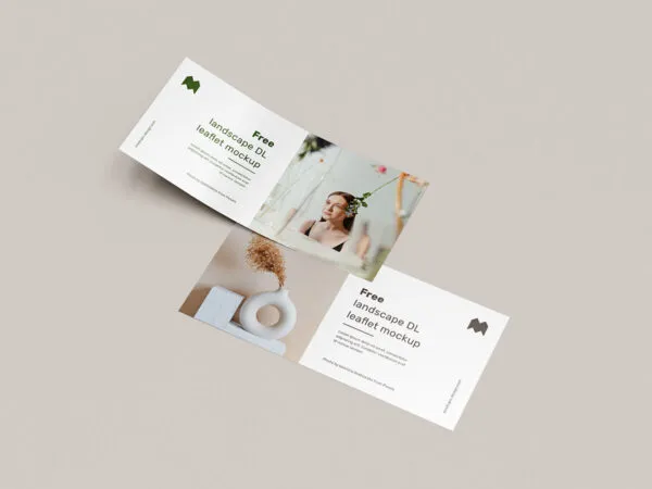 5 Minimalistic DL Leaflet Mockup 1