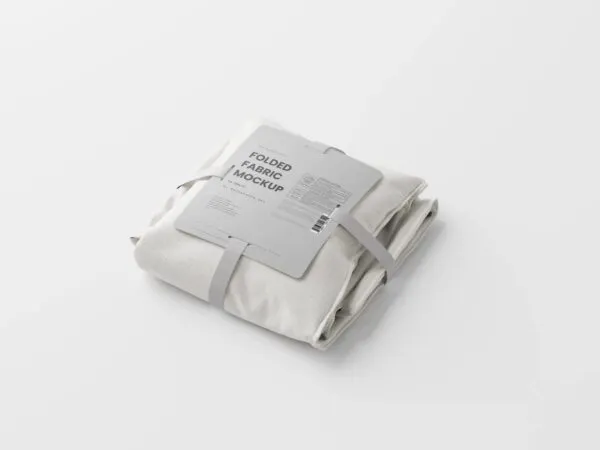 5 Mockup of Folded Fabric in Distinct Shots 1