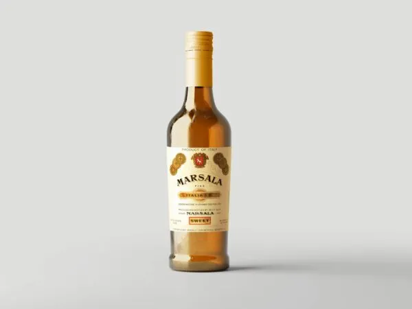 5 Mockup of Marsala Wine Bottle in Various Visions 1