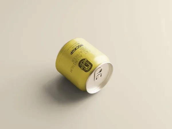 5 Mockups Fat Soda Can in Varied Views 1