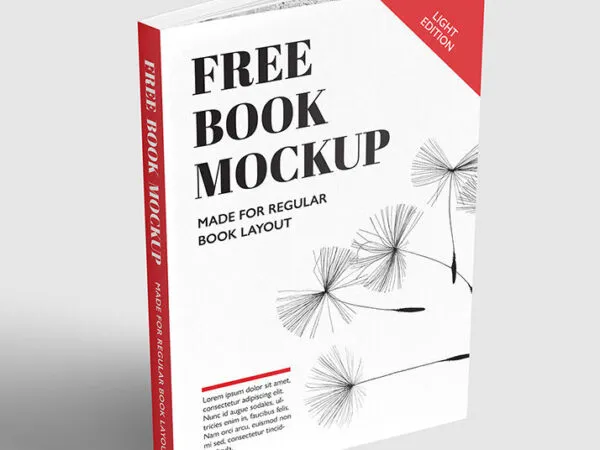 5 Perspective Softcover Book Mockups 1