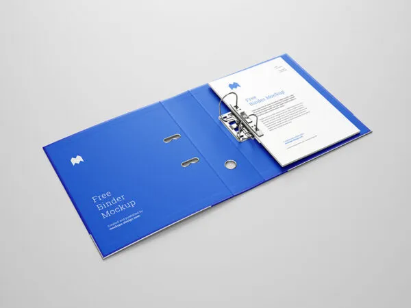 5 Realistic Binder Mockups 1