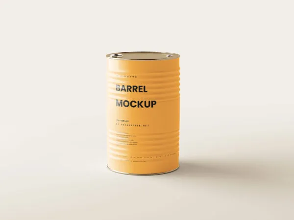 5 Shots of Barrel Mockup 1