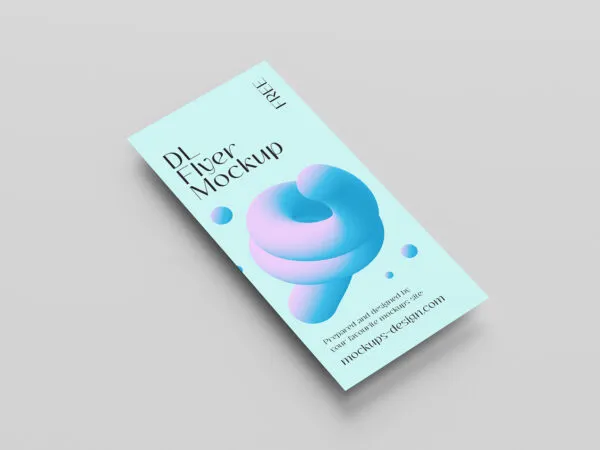 5 Showcases of Minimalist DL Flyer Mockup 1