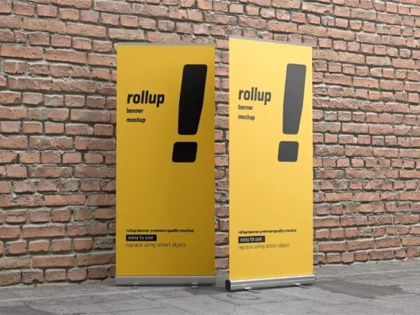 5 Showcases of Rollup Trade Show Banner Mockup 1
