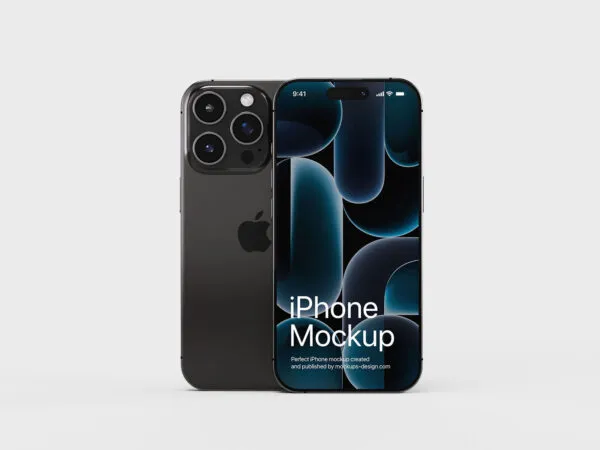 5 Showcases of iPhone 16 Mockup 1