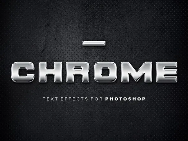 5 Simple Chrome Text Effects 1