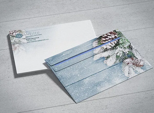 5 Stationery Branding Mockups Including Envelopes Business Cards and Paper 1