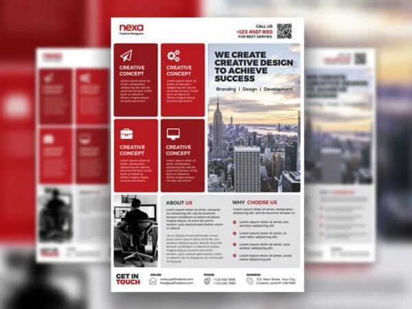 5 Urban Modern Business Corporate Flyer Templates 1