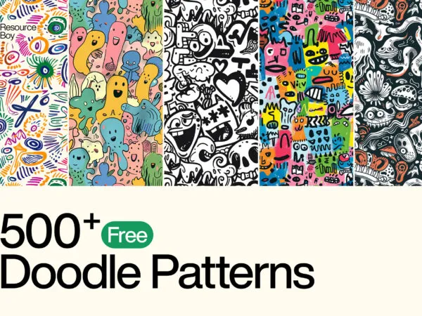 500 Doodle Patterns 1