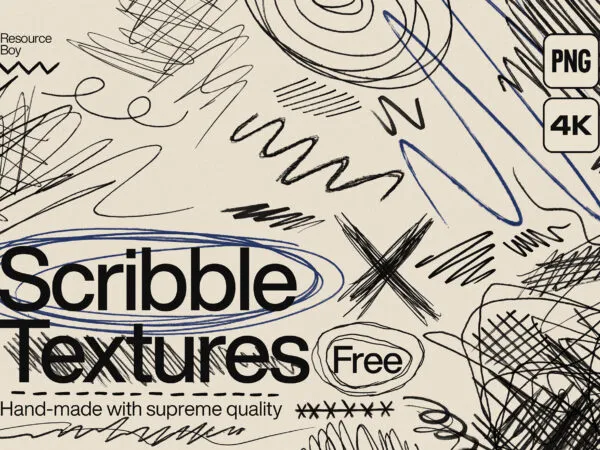 500 Scribble Textures 1