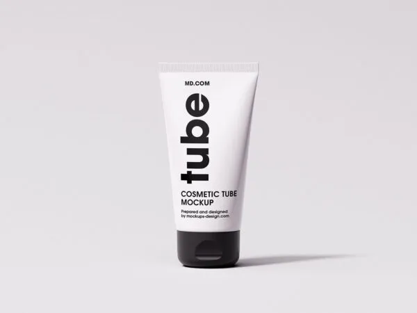 6 Cosmetic Tube Mockups with Box 1