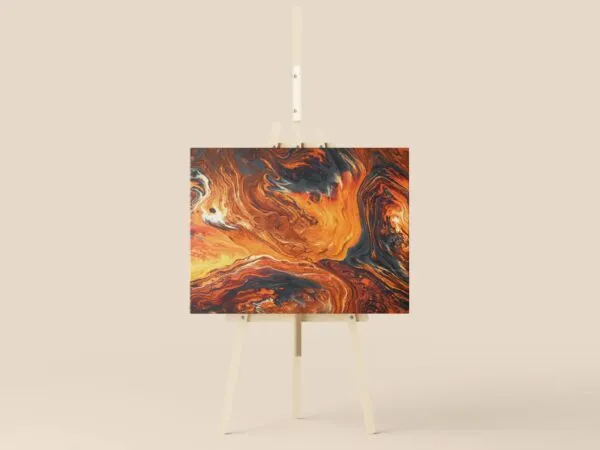 6 Easel and Canvas Mockups in Varied Sights 1