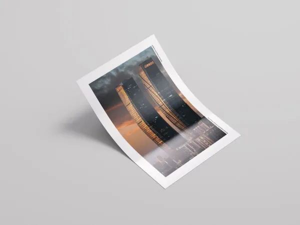 6 Showcases of Glossy A4 Paper Mockup 1