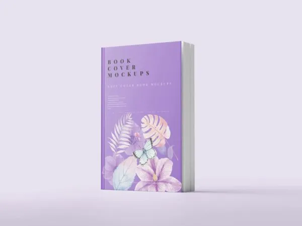 6 Soft Cover Book Mockup in Varied Visions 1