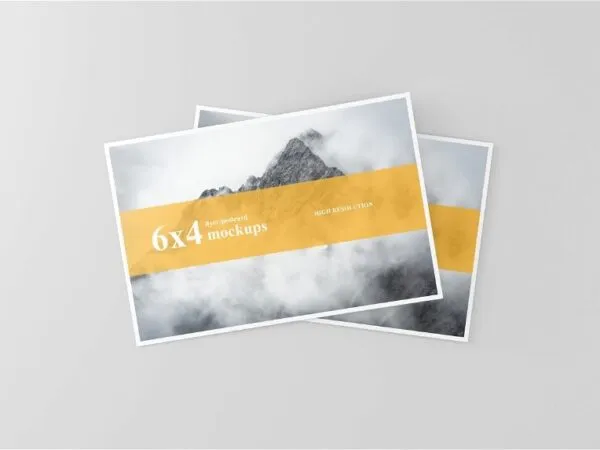 6×4 Postcard Flyer Mockup in 3 Sights 1