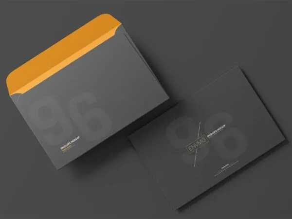 6×9 Inch Envelope Mockup in 4 Sights 1