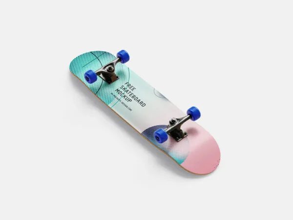 7 Mockups of Skateboards in the Perspective View 1