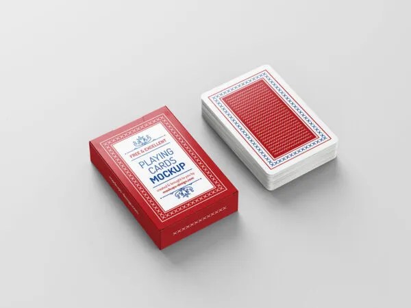 8 Mockups Featuring Playing Cards in Various Shots 1