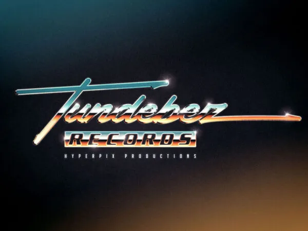 80s Chrome Text and Logo Effect 1