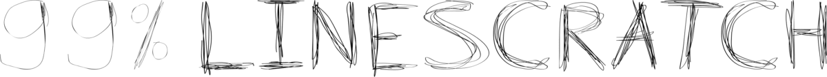 99 LineScratch Font 1