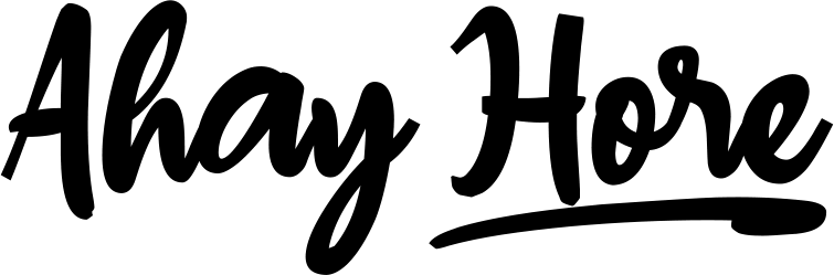 A Ahay Hore Font 1