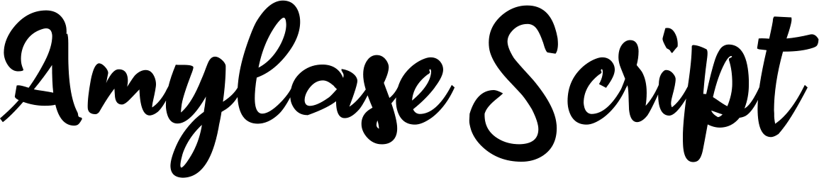 A Amylase Script Font 1