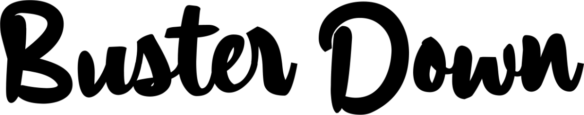 A Buster Down Font 1