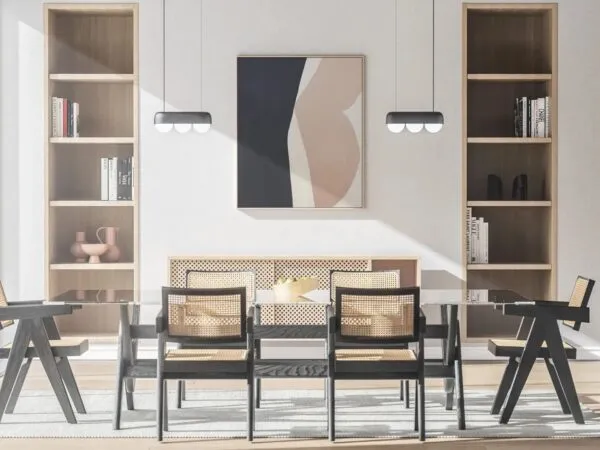 A Dining Room Wall Poster Mockup 1